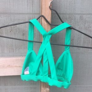 Swim - Flattering Teal Razor Back Bikini Top Swim - Flattering Teal Razor Back Bikini Top
